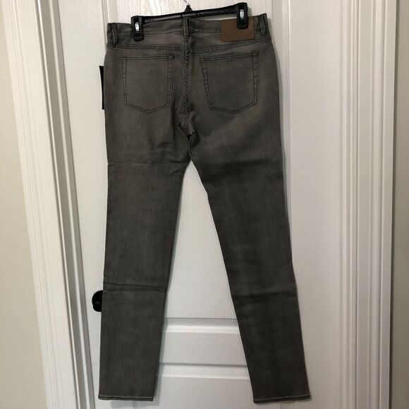 Marc Jacobs Womens Jeans 32x34 Gray MJ 113 Low Rise Skinny Mid Rise NWT - Picture 2 of 7